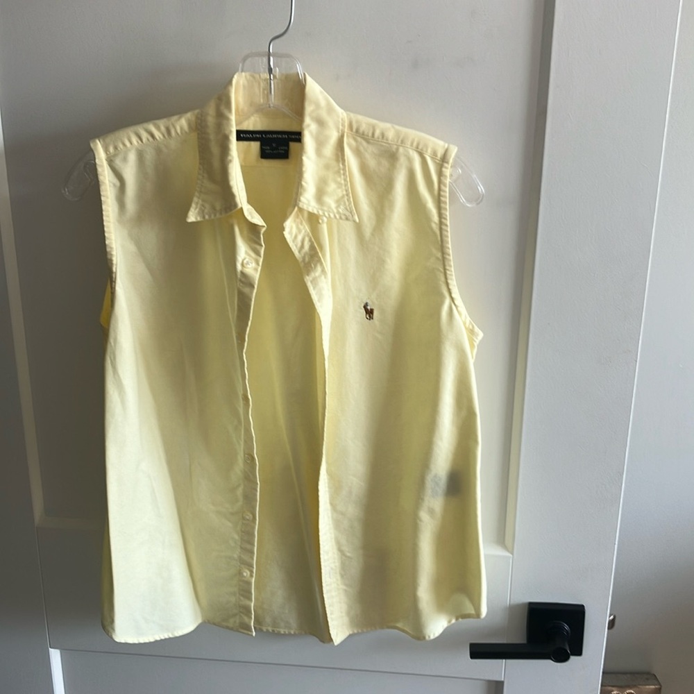RALPH LAUREN SPORT SLEEVELESS TOP SIZE MEDIUM